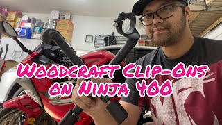 Installing Woodcraft Clip-ons On The Ninja 400