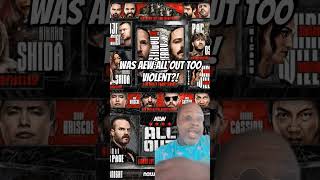 Was #AEW #AllOut too violent?! #allelitewrestling #Swerve #prowresting #fyp #explorepage #shorts