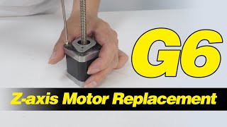 JGMaker LCD G6 8.9-inch 4K Mono Resin Z-axis Motor Lead Screw Replacement Tutorial