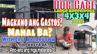 How to Make Dog Cage with Cost Breakdown