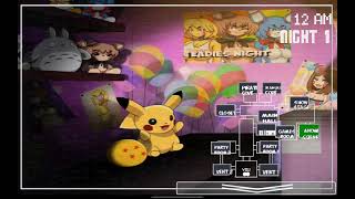 Anime FNAF on ANDROID! 1st night passing! [Five night's in Anime 2: Android]