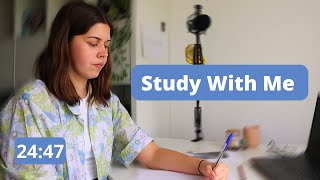 Study with me | Studeer met mij !! | (50m study + 10m pauze)