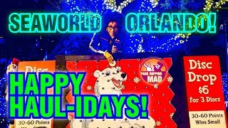 HAPPY HAUL-IDAYS from SEAWORLD ORLANDO's Christmas Celebration 2018!