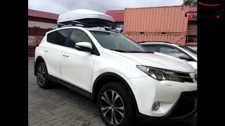 Тойота Рав4 (Toyota Rav4)  с автобоксом Евродеталь Магнум 390 на крыше