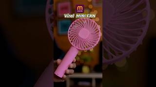 Best Wireless Rechargeable Mini Fan✅ | Viral gadgets 2024 #shorts #amazon #meesho