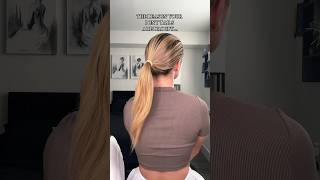 3 quick tricks for a voluminous pony ✨ #ponytail #finehair #voluminoushair #hairhacks