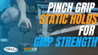 Pinch Grip Dumbbell Static Hold | Improve Grip Strength