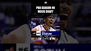 SINO ANG MAGIGING #1 PICK? | PBA Season 49 Mock Draft #pba #pbadraft