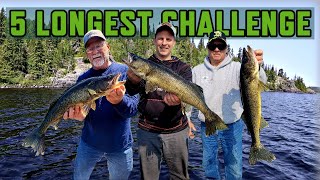 Fishing for 5 Longest Walleye