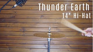 Symrna Cymbals - Thunder Earth 14" Hi-Hat - Where raw power meets musical mastery!