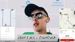 Работаю на Uber Eats и DoorDash￼. Изи money 💵