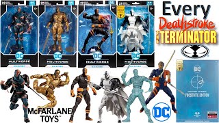 ***see newer video*** Every DC Multiverse McFarlane Toys Deathstroke Comparison List