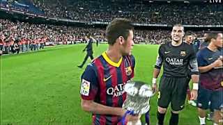 Barcellona Celebrates The Supercup //Barcellona-Atletico Madrid 0-0 [HD]