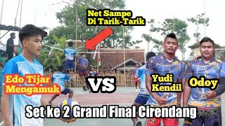 Set 2 Edo Tijar Di Aslikeun Setelah Kalah di set pertama melawan Yudi kendil!!