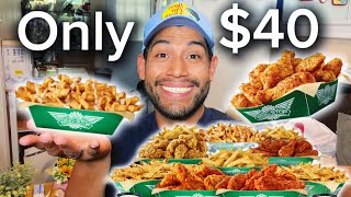 TRYING MY FIRST EVER Wingstop Mukbang!