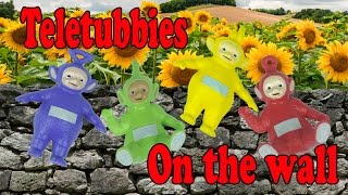 The Teletubbies | Standing On A wall | Fun with Toys for kids