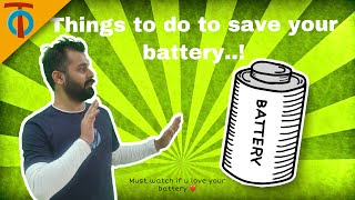 How to keep your smartphone battery safe 🔋🔋 Battery Saving Tips and tricks 🔋🔋