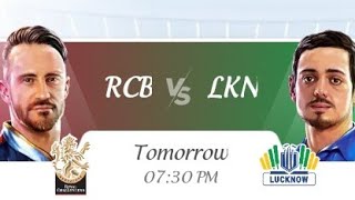 RCB vs LSG Dream11 Prediction, Royal Challengers Banglore vs Lucknow Super Giants 15th IPL, RCBvsLKN