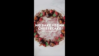 No Bake Vegan Cheesecake