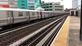 R68/A W Train approaching Beebe Avenue