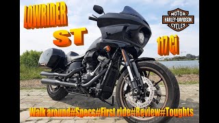 Harley-Davidson Lowrider ST 2022 - 168Nm WEAPON #firstride#testride​​#ride along#specs​​​#toughts