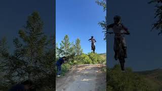 Electric dirt bike Big Jump on a Rerode R1 72V 8000W 35AH More powerful than Surron light bee x #mtb