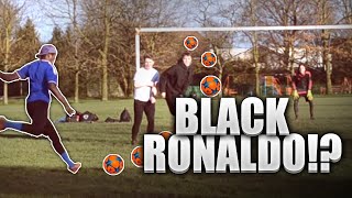 THE BLACK RONALDO ULTIMATE FREE KICK CHALLENGE?!