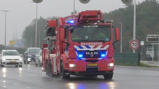 Politie Brandweer en Ambulances met spoed in Nijmegen