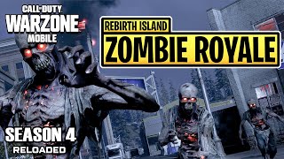 WARZONE MOBILE NEW ZOMBIE ROYALE IN REBIRTH ISLAND