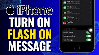 How to Make Your iPhone Flash When You Get a Text / When Ringing