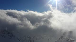 Потрогать облака руками в Stubaier gletscher Austria 🇦🇹