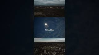 Drone shots of the Total Solar Eclipse #canada #eclipse #solareclipse #totalsolareclipse