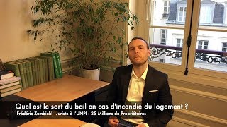 Que devient le bail en cas d'incendie du logement ?