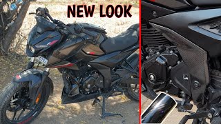 NEW BEST MODIFICATION ON PULSAR N250/N160 | N250 CORBONFIBRE WRAPPING At Home | @rkcreations03