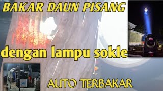 EXPERIMEN LAMPU BEAM SOUN SYTEM.BISA BAKAR KERTAS DAN DAUN