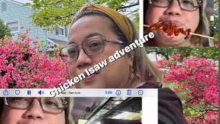 Yuck !!! According to some foreigners: Chicken Isaw (intestines)Adventure