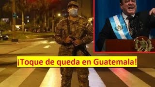 TOQUE DE QUEDA GUATEMALA 😬 PNC VS CIUDADANOS 🤫