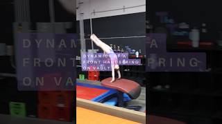 Dynamics of a Front Handspring on Vault #gymnasticsskills