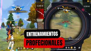 CON ESTOS ENTRENAMIENTOS JUGARAS COMO PROFESIONAL🥷🔥 | en FREE FIRE!!