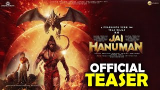 JAI HANUMAN Official TEASER | Teja Sajja | Prashanth Varma | Telugu movies