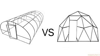 Hoophouse vs Geodesic Dome which is cheaper to build? (2020)