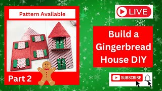 How to Make a Gingerbread Man House part 2, DIY Dollar Tree Gingerbread House