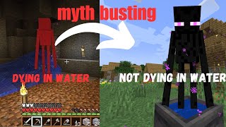 BUSTING TOP 10 MYTHS | MINCRAFT