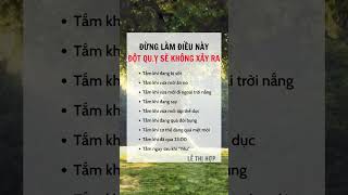 Đừng làm điều này, đột q.u.ỵ sẽ không xảy ra #suckhoe #xuhuong #lethihop