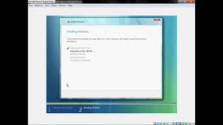 Installing Windows Vista build 5384.4