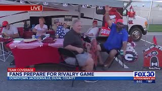 Fans prepare for FL-GA rivalry game | Action News Jax