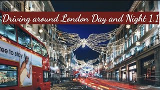 London city driving day and night the new series 1.1#christmas #driving #london #relaxing