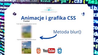 Jak dodać mgłę na grafikę? Metoda blur() | #73. CSS – filtry