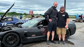 SCCA Tire rack Cleveland National tour, Justin Peachey in the wet.