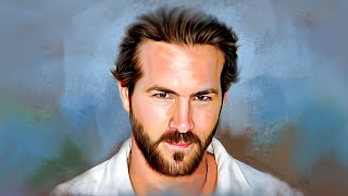 How to Smudge Painting a REALISTIC Face Ryan Reynolds | Artisa 23